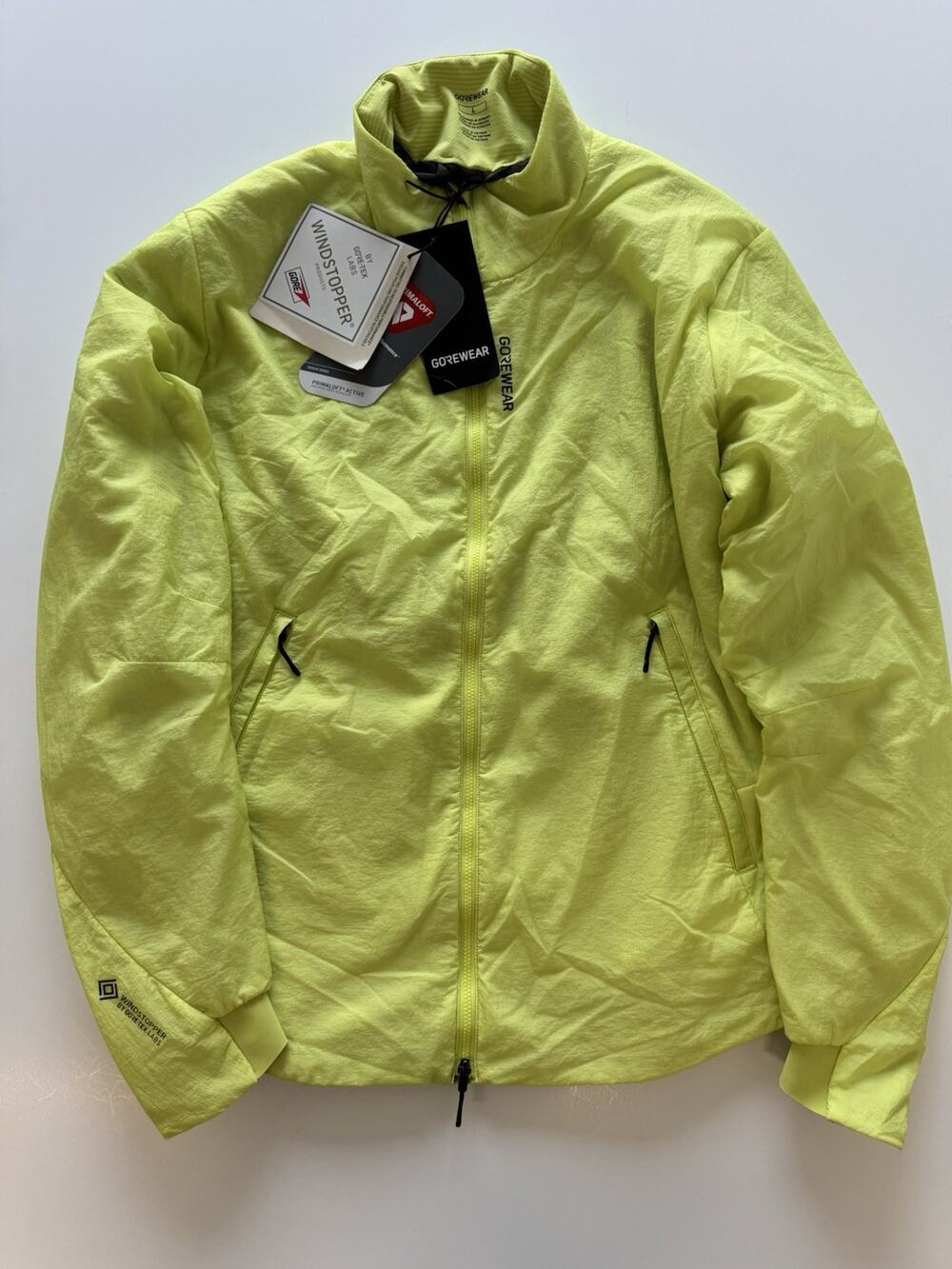 Gore Wear Concurve GWS Insulated Jacket Mens lime yellow Large